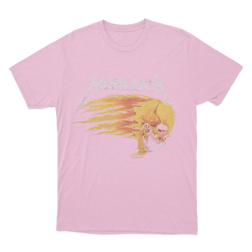 Flaming Skull 1994 Tour Unisex T Shirt Pink Flaming Skull 1994 Tour Unisex T Shirt Pink