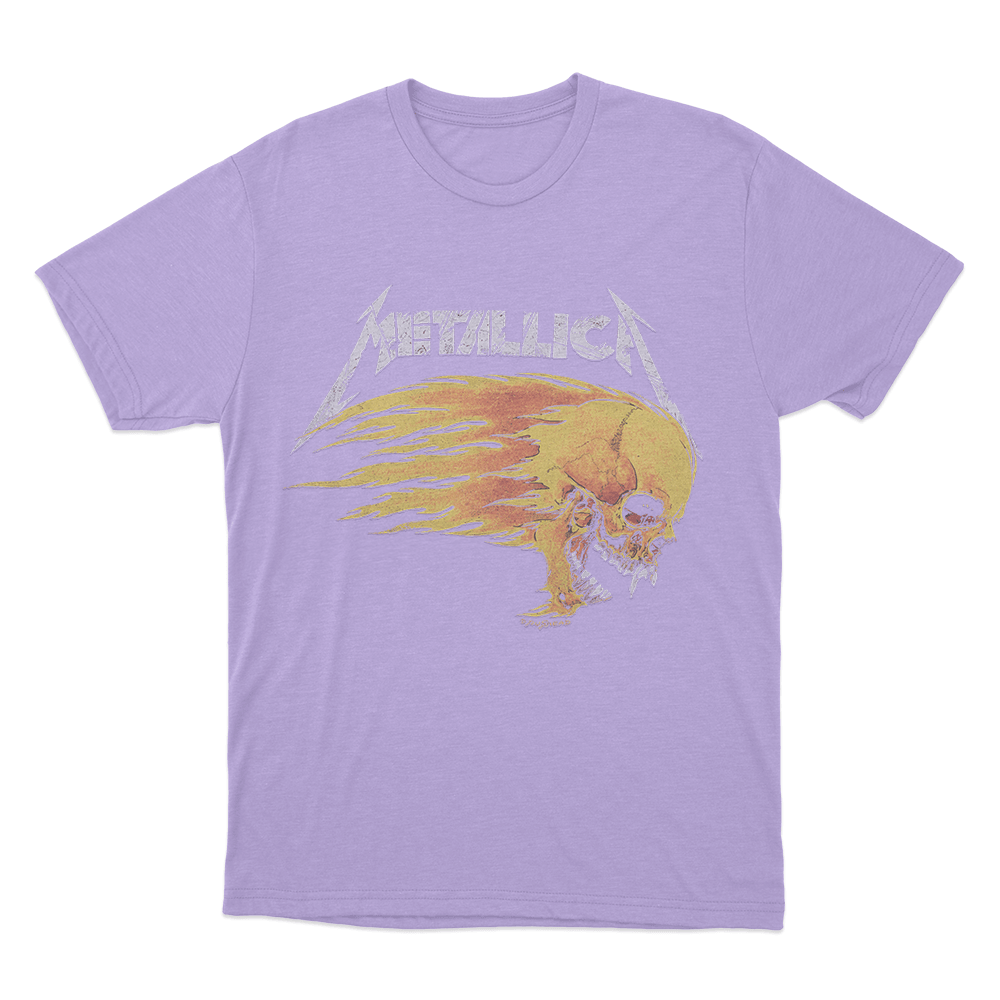 Flaming Skull 1994 Tour Unisex T Shirt Purple Flaming Skull 1994 Tour Unisex T Shirt Purple