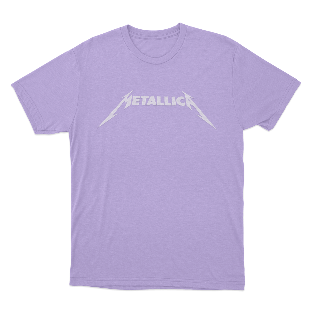 Metallica Classic Logo Unisex T Shirt Purple Metallica Classic Logo Unisex T Shirt Purple